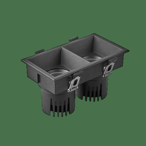 Светильник MS-FLOW-BUILT-S157x85-2x12W Warm3000 (BK, 38 deg, 230V) (Arlight, IP20 Металл, 5 лет)