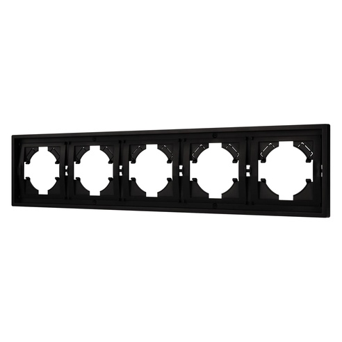 Рамка пластиковая FRM-TENDO-PL-5-BK (Arlight, -)