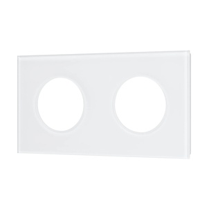 Рамка стеклянная FRM-GLARE-GC-2-WH (Arlight, -)