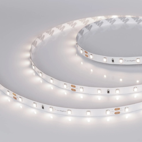 Лента светодиодная RT 2-5000 24V SUN Day4000 (2835, 60 LED/m, LUX) (Arlight, 7.2 Вт/м, IP20)