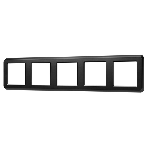 Рамка пластиковая FRM-VERSA-PL-5-BK (Arlight, -)