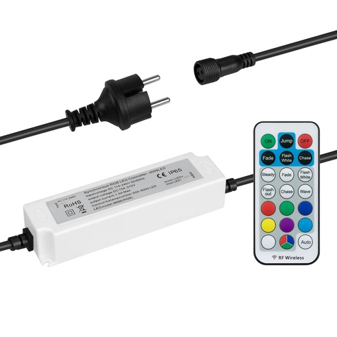 Контроллер ARD-CLASSIC-SYNC-RGB-4000LED Black (230V, 370W, RF ПДУ) (Ardecoled, Закрытый)