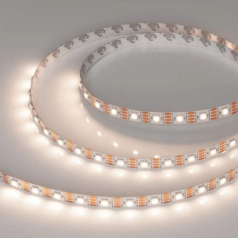 Лента светодиодная SPI-B60-10mm 12V Day4000-PX1-RAM (9.3 W/m, IP20, 5060, 5m) (Arlight, бегущий огонь)