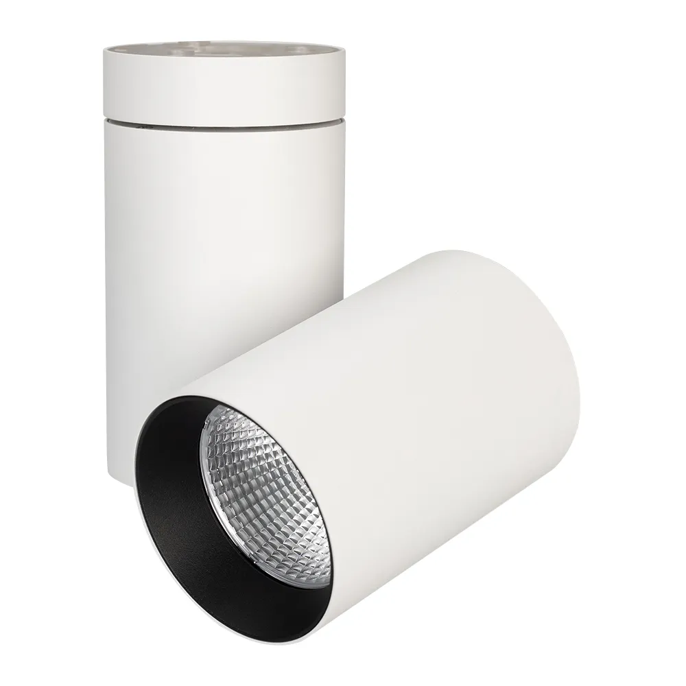 Светильник SP-POLO-SURFACE-TURN-R85-15W Warm3000 (WH-BK, 40 deg) (Arlight, IP20 Металл, 3 года)