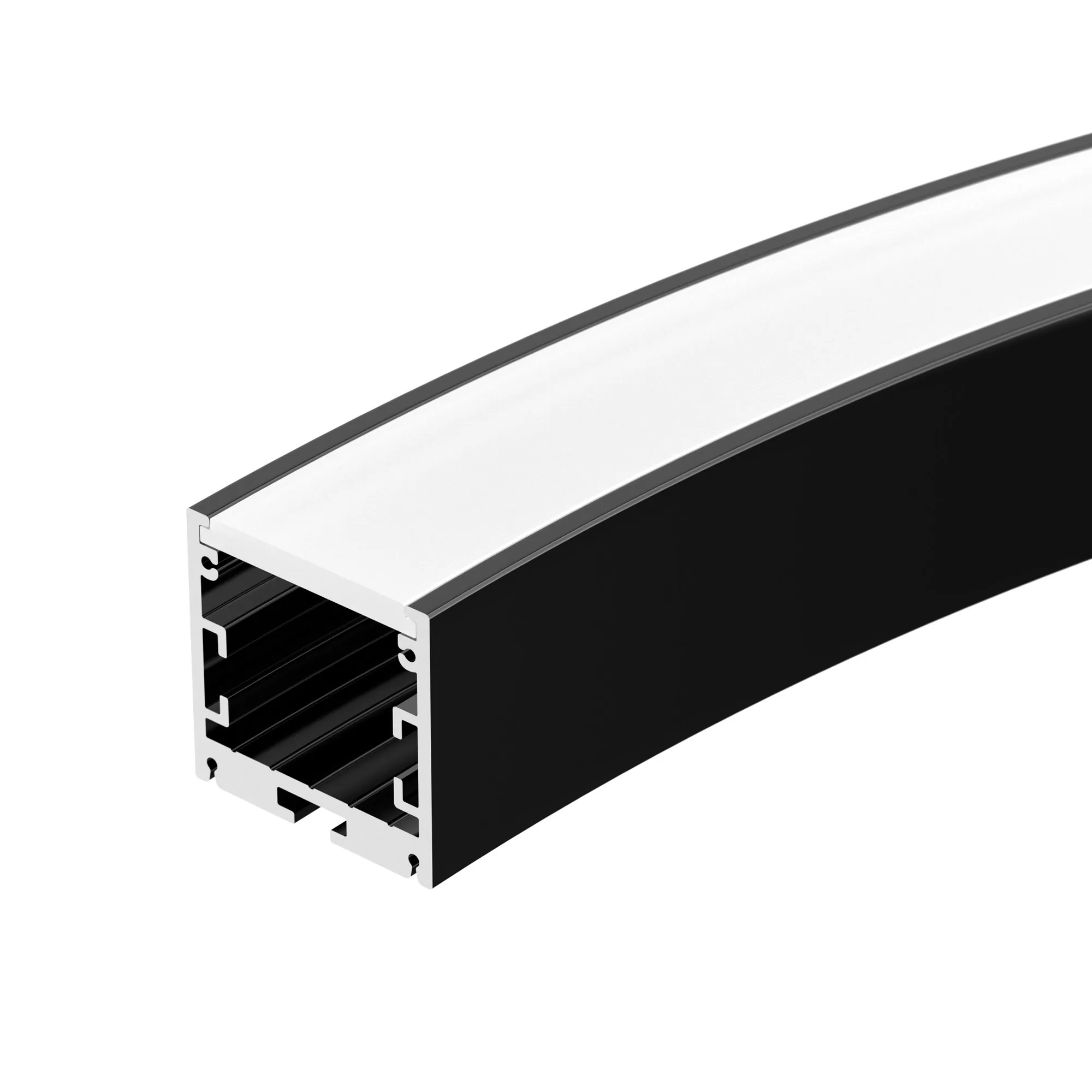 Профиль SL-ARC-3535-D800-A90 BLACK (630мм, дуга 1 из 4) (Arlight, Алюминий) - изображение товара