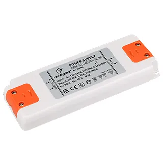 Блок питания ARV-HL24030A-Slim (24V, 1.25A, 30W) (Arlight, IP20 Пластик, 3 года) - изображение товара