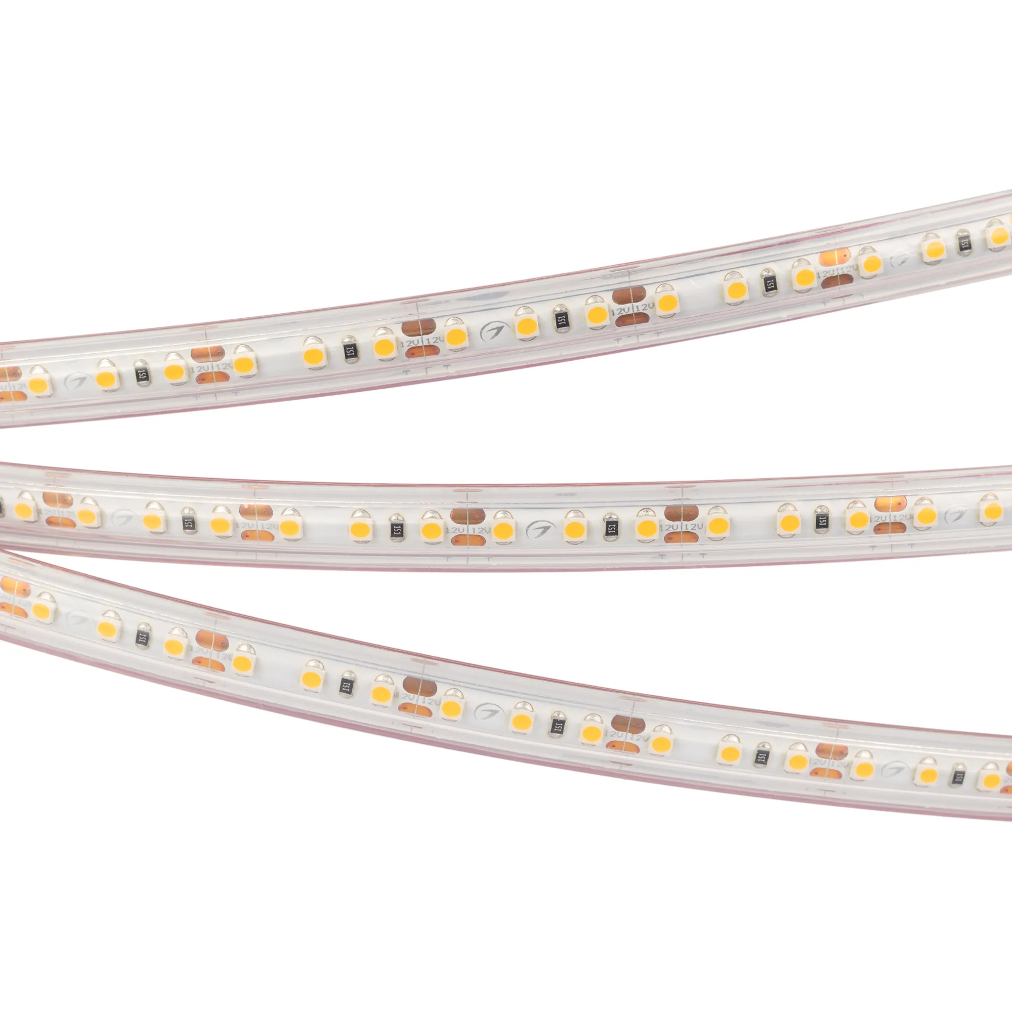 Лента светодиодная RTW 2-5000PS 12V Warm2700 2x (3528, 600 LED, LUX) (Arlight, 9.6 Вт/м, IP67) - изображение товара