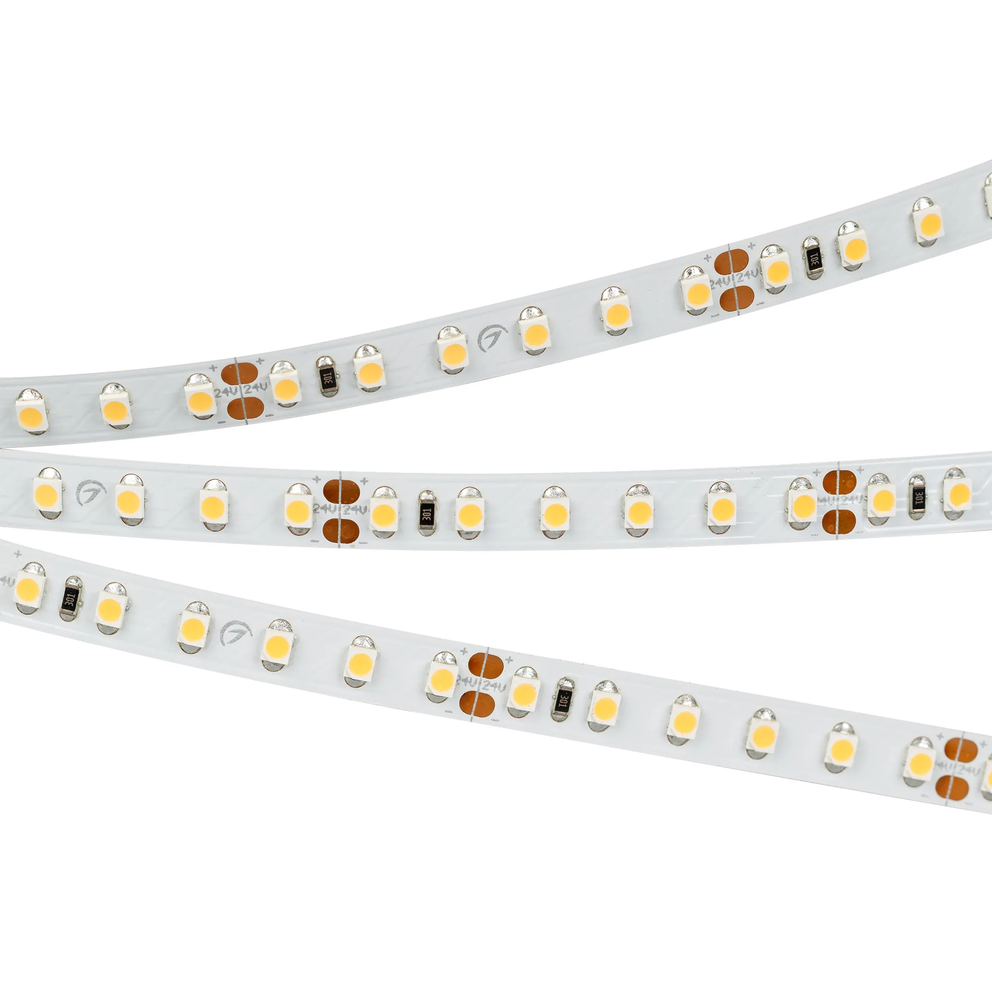 Лента светодиодная RT 2-5000 24V Day5000 2x (3528, 600 LED, CRI98) (Arlight, 9.6 Вт/м, IP20) - изображение товара