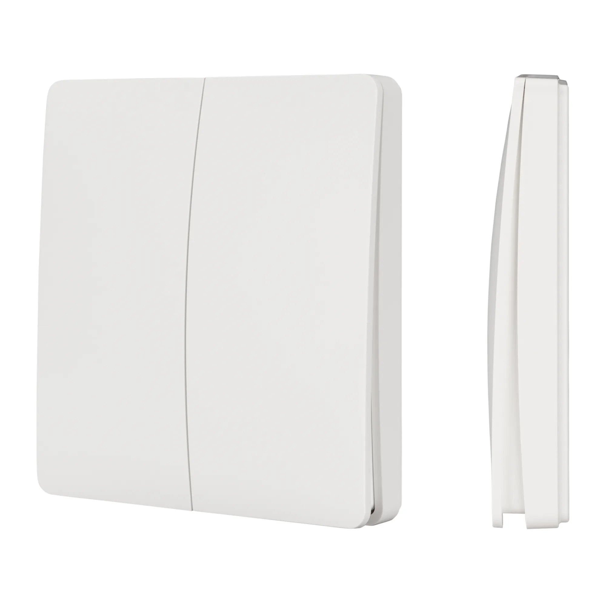 INTELLIGENT ARLIGHT Кнопочная панель KINETIC-801-22-2G-WP-SUF White (No battery, IP67, 433Mhz) (IARL, IP67 Пластик, 3 года)