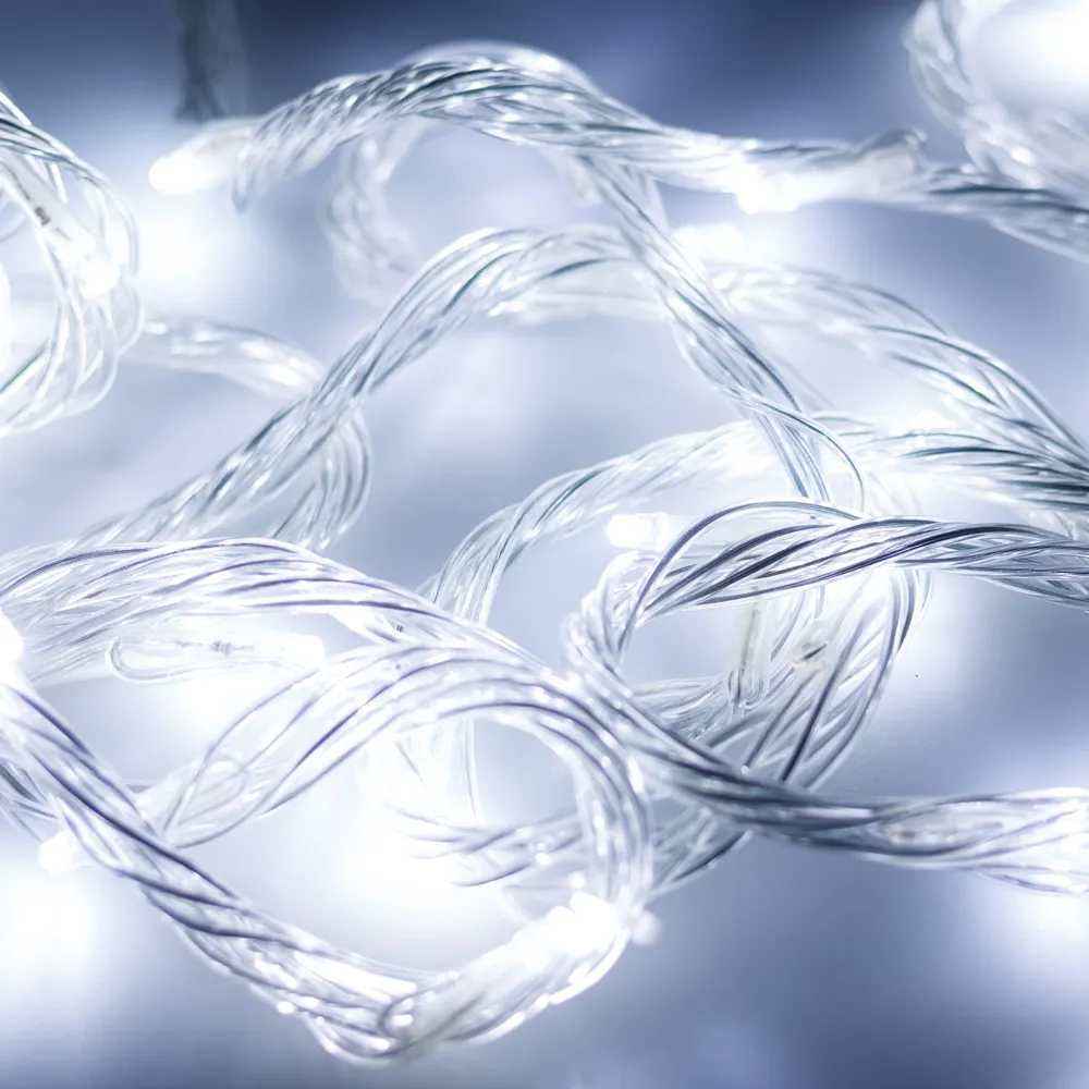 Светодиодная гирлянда ARD-STRING-HOME-10000-CLEAR-99LED-RUN WHITE (230V, 10.5W) (Ardecoled, IP20) - изображение товара