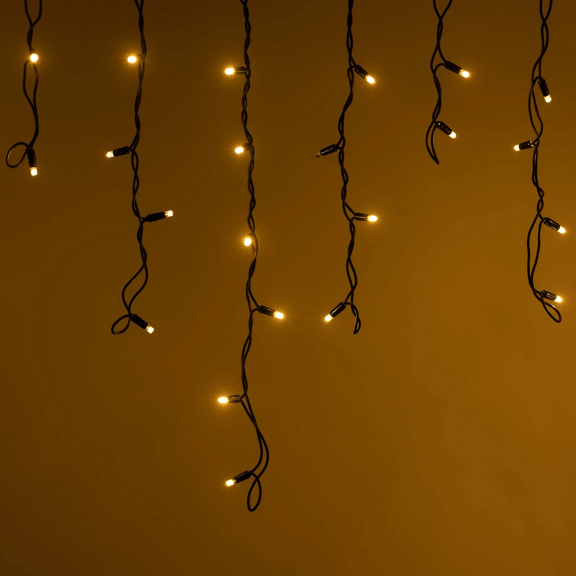 Светодиодная гирлянда ARD-EDGE-PRO-4000x600-BLACK-128LED-FLASH Warm/Warm (230V, 8W) (Ardecoled, IP65) - изображение товара