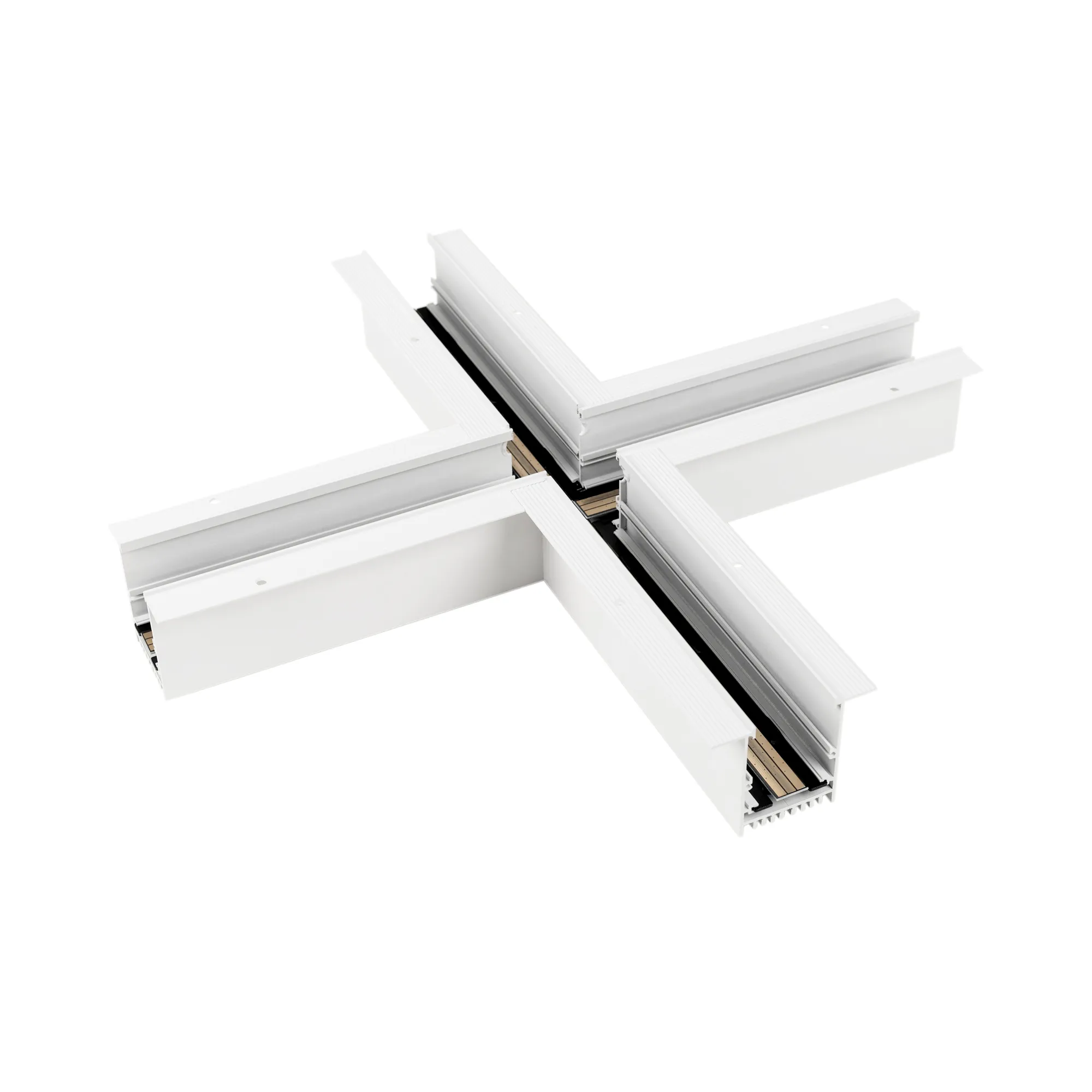 Коннектор крестовой MAG-CON-4560-F-X90 (WH) (Arlight, IP20 Металл, 3 года) - изображение товара