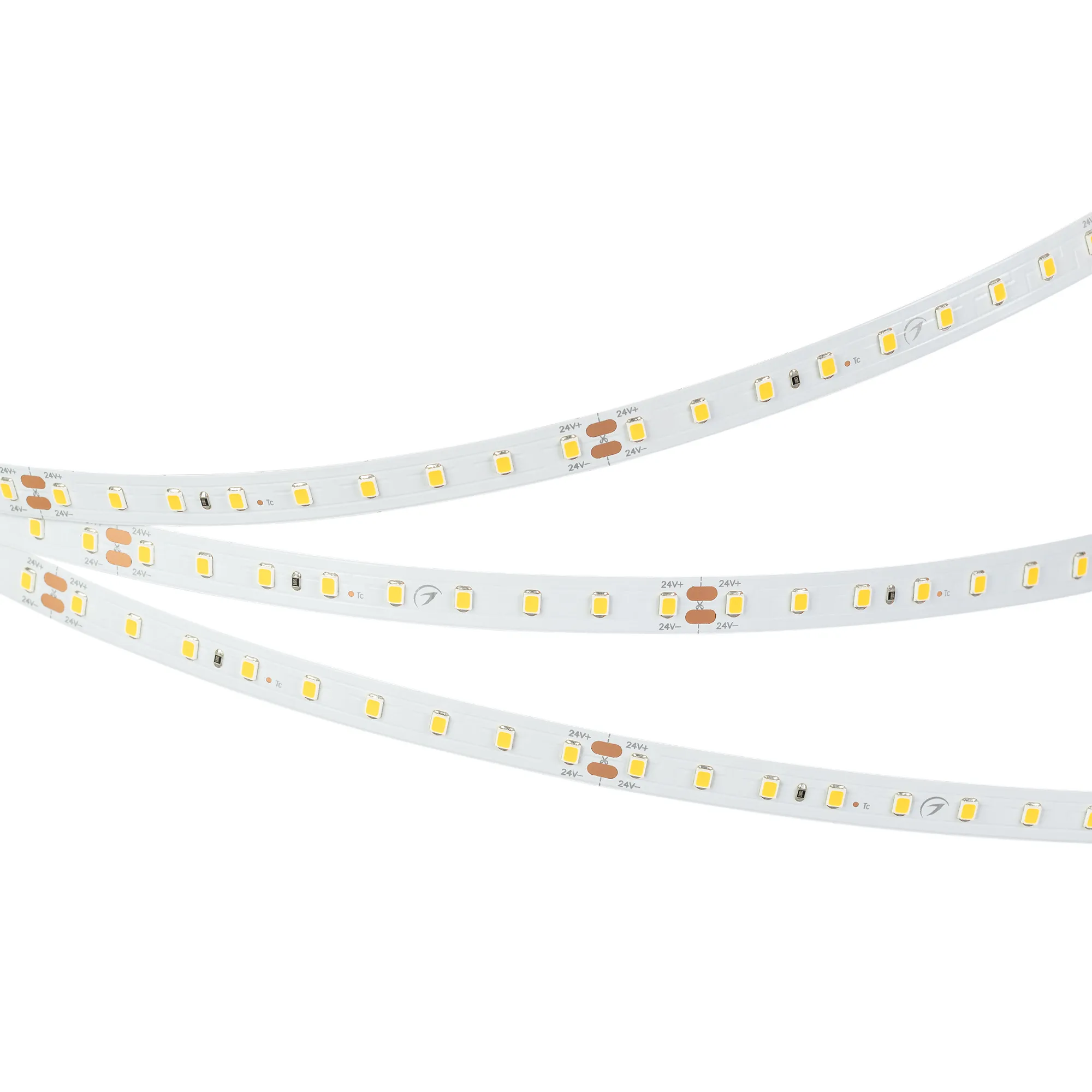 Лента светодиодная RT-A90-10mm 24V Warm3000 (4.8 W/m, IP20, 2835, 5m) (Arlight, высок.эфф.200 лм/Вт) - изображение товара
