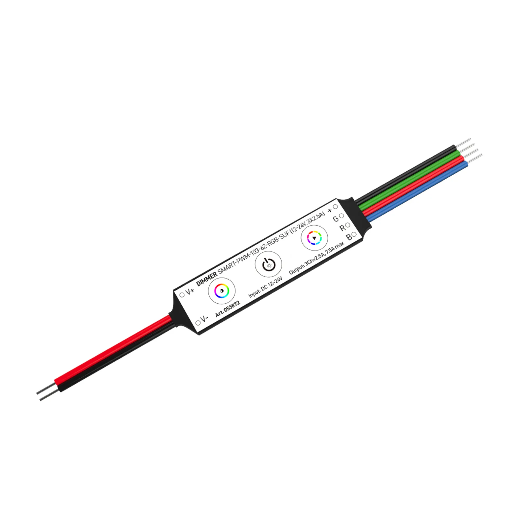 INTELLIGENT ARLIGHT Диммер SMART-PWM-103-62-RGB-SUF (12-24V, 3x2.5A) (IARL, IP20 Пластик, 5 лет) - изображение товара